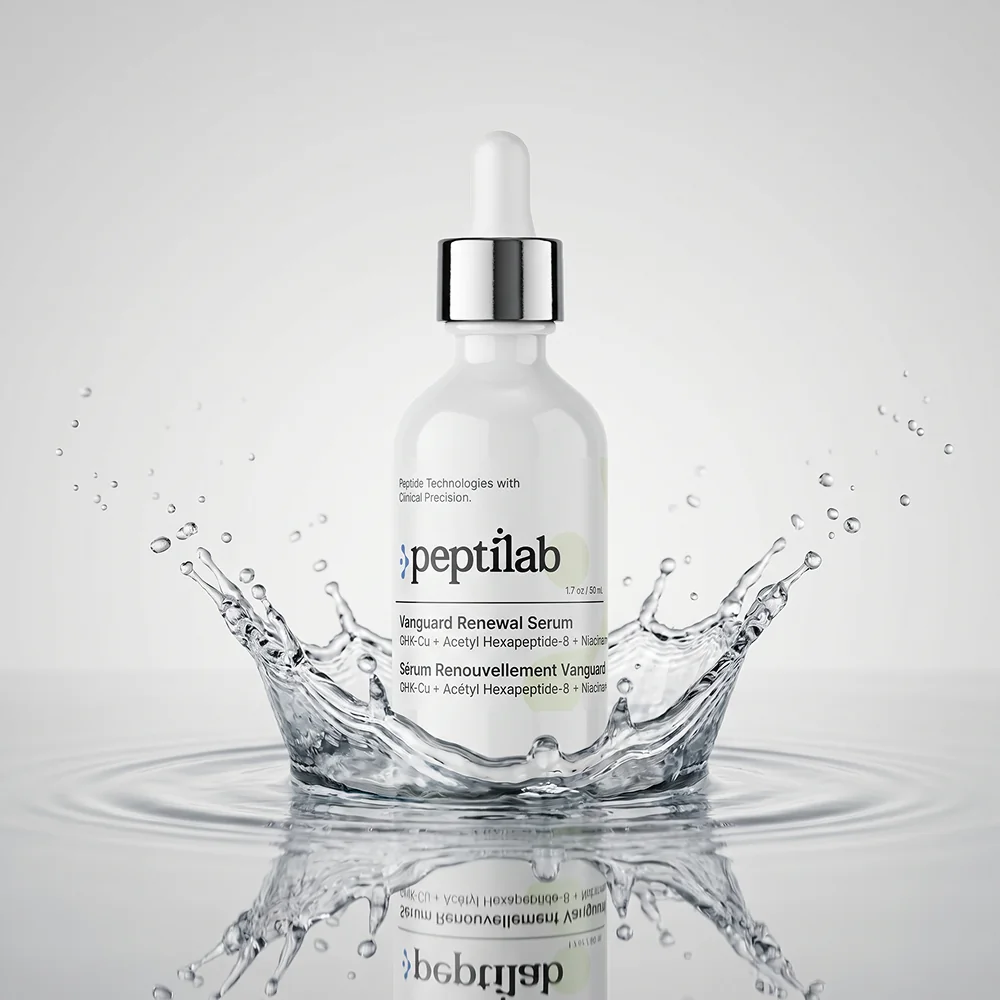PeptiLab Vanguard Renewal Serum with GHK-Cu copper peptide, premium Canadian skincare