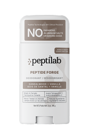 PEPTIDE FORGE Performance Deodorant (Acetyl Tetrapeptide-3) | PeptiLab Canada