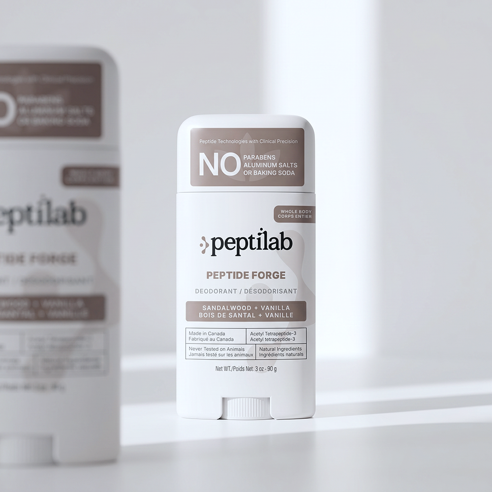 PEPTIDE FORGE Performance Deodorant (Acetyl Tetrapeptide-3) | PeptiLab Canada - Image 3