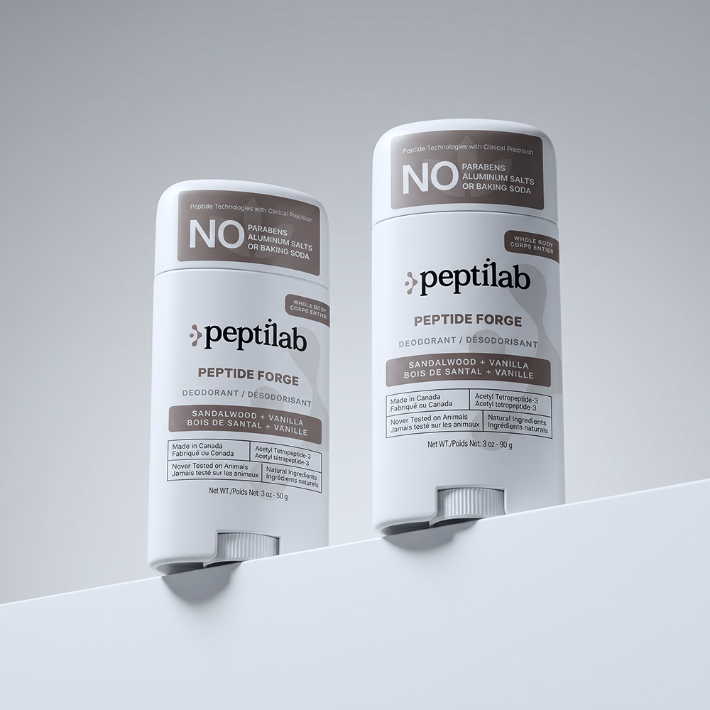 PEPTIDE FORGE Performance Deodorant (Acetyl Tetrapeptide-3) | PeptiLab Canada - Image 2