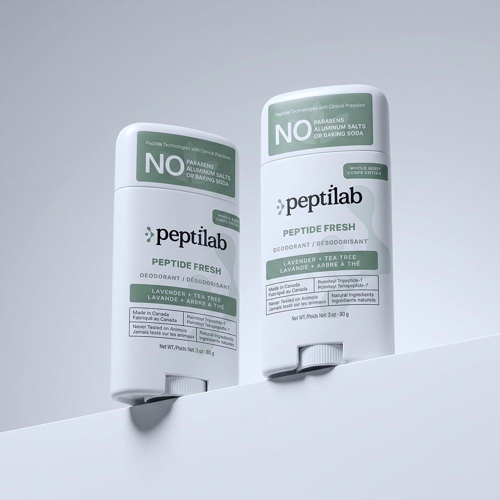 PEPTIDE FRESH Lavender + Tea Tree Peptide Deodorant | PeptiLab Canada - Image 2