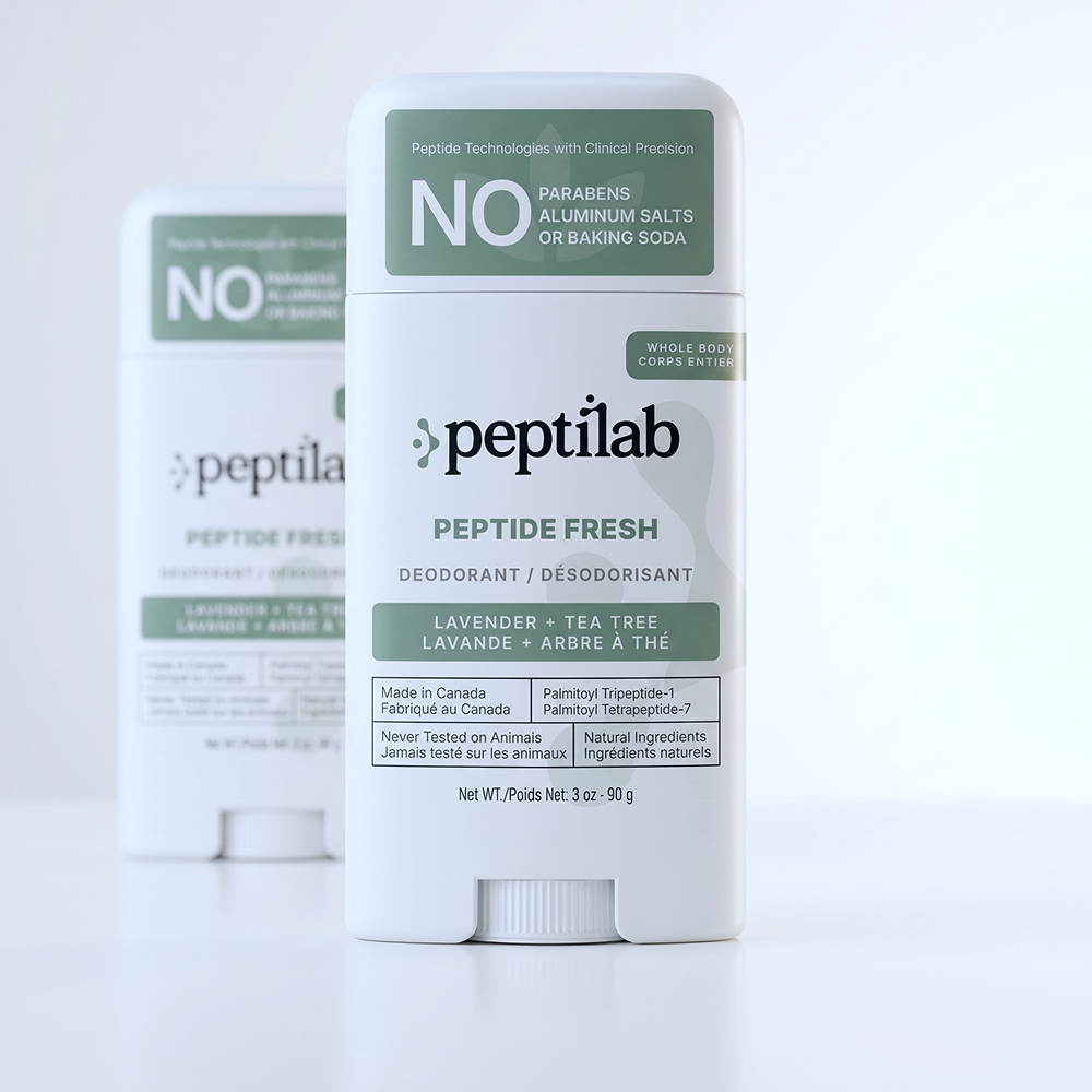 PEPTIDE FRESH Lavender + Tea Tree Peptide Deodorant | PeptiLab Canada - Image 3