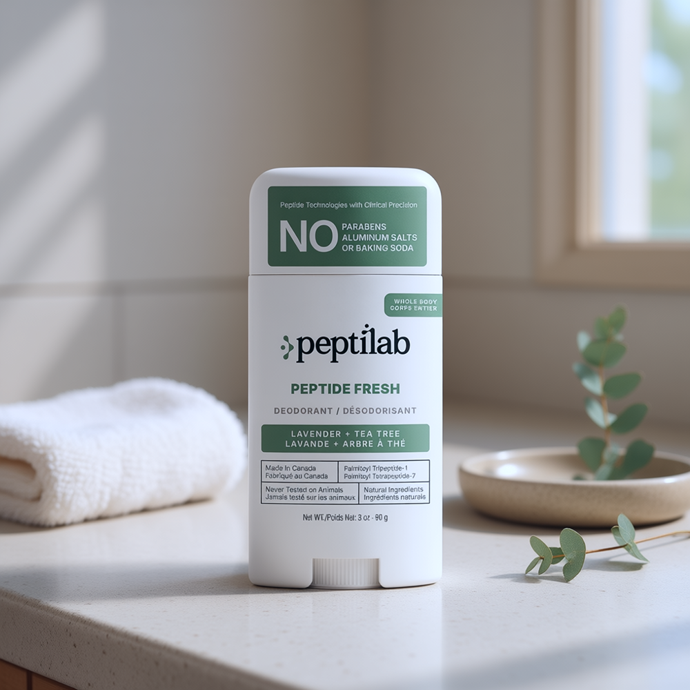 PEPTIDE FRESH Lavender + Tea Tree Peptide Deodorant | PeptiLab Canada - Image 6